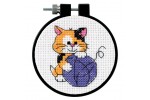 Dimensions - Learn-A-Craft - Cute Kitty with Hoop (Cross Stitch Kit)