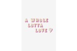 DMC - 'A Whole Lotta Love' Cross Stitch Chart (downloadable PDF)