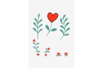 DMC - Beatnik Love Plant Embroidery Chart (downloadable PDF)