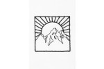 DMC - Mountain + Sun Embroidery Chart (downloadable PDF)
