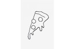 DMC - Beatnik Pizza Embroidery Chart (downloadable PDF)