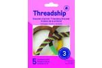 DMC Threadship - 3 Bracelet Starter Pack - Country (Six Strand Floss - 5 Colours)