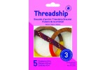 DMC Threadship - 3 Bracelet Starter Pack - Opera (Six Strand Floss - 5 Colours)