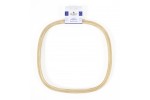 DMC Wooden Embroidery Hoop, Square, 25cm / 10in