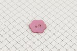 Drops Flower Shaped, Mother of Pearl Button, Pink, 15mm
