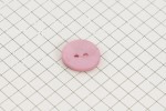 Drops Round, Mother of Pearl Button, Pink, 15mm