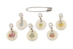 Emma Ball - Sheep in Sweaters - Crochet Stitch Markers (Set of 6)
