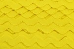 Ric Rac - Polyester - 22mm wide - Yellow (per metre)