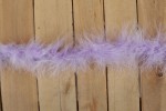 Luxury Marabou Feather Fur Trim - Lavender (per metre)