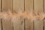 Luxury Marabou Feather Fur Trim - Pearl (per metre)