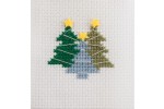 Trimits - Christmas Card Kit - Trees (Cross Stitch Kit)