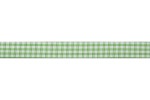 Bowtique Gingham Ribbon - 15mm wide - Green (5m reel)