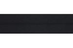 Bias Binding - Polycotton - 25mm wide - Black (per metre)