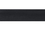 Bias Binding - Polyester - 15mm wide - Satin - Black (per metre)