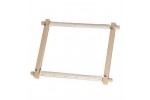 Elbesee Wooden Rotating Tapestry Frame, 30 x 30cm / 12 x 12in