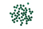 Trimits Acrylic Stones, Glue-On Round, Small, 4mm, Green (pack of 100)