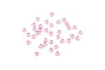 Trimits Acrylic Stones, Glue-On Heart, 6mm, Pink (pack of 35)