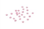 Trimits Acrylic Stones, Glue-On Star, 6mm, Pink (pack of 23)