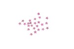 Trimits Acrylic Stones, Glue-On Star, 6mm, Cerise (pack of 23)