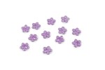 Trimits Acrylic Stones, Glue-On Flower, Lilac (pack of 12)
