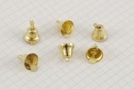 Trimits 10mm Gold Liberty Bells (Pack of 6)