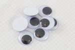Googly / Moving Glue-on Eyes, 25mm (pack of 8)