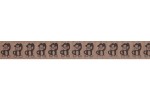 Bowtique Grosgrain Ribbon - 15mm wide - Monkeys - Brown (5m reel)