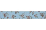Bowtique Grosgrain Ribbon - 20mm wide - Rose - Blue (5m reel)