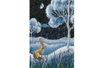 Heritage Crafts - Elaine Serenum - Winter Forest (Cross Stitch Kit)
