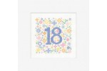 Heritage Crafts - Susan Ryder - Occasions Cards - 18th Birthday (Cross Stitch Kit)