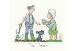 Heritage Crafts - Golden Years by Peter Underhill - Tea Break (Cross Stitch Kit)
