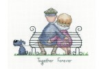 Heritage Crafts - Golden Years by Peter Underhill - Together Forever (Cross Stitch Kit)