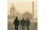 Heritage Crafts - Silhouettes - Early Shift (Cross Stitch Kit)