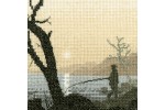 Heritage Crafts - Silhouettes - Gone Fishing (Cross Stitch Kit)