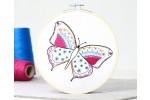 Hawthorn Handmade - Contemporary Embroidery Kit - Butterfly