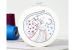 Hawthorn Handmade - Contemporary Embroidery Kit - Dormouse