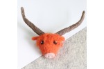 Hawthorn Handmade - Mini Needle Felting Kit - Highland Cow Brooch