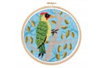 Hawthorn Handmade - Contemporary Cross Stitch Kit - Green Woodpecker