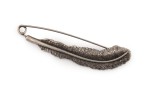 HiyaHiya Shawl Pin - Antique Feather
