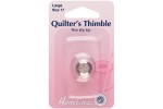 Hemline Quilters Thimble, Metal, Large (Size 17)