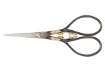 Hemline Embroidery Scissors - Black/Gold - 110mm