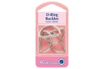 D-Rings, 25mm, Silver (pack of 4)