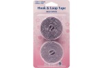 Hemline Hook & Loop Tape, Self-Adhesive, 20mm x 1.25m, White