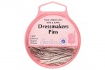Hemline Dressmaking Pins, 33mm, Fine (pack of 230)