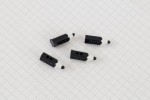 Pencil Shape Buttons, Black, 19mm (pack of 4)