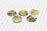 Round Shell Buttons, Natural, 15mm (pack of 5)