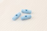 Light Blue Toggle Buttons, Plastic, 25mm (pack of 3)