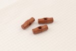 Light Brown Toggle Buttons, Plastic, 25mm (pack of 3)