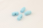 Light Blue Toggle Buttons, Plastic, 18mm (pack of 4)