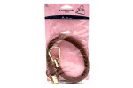 Bag Handle with Rings, Cord, Polyurethane - Brown - 48cm (pack of 1)